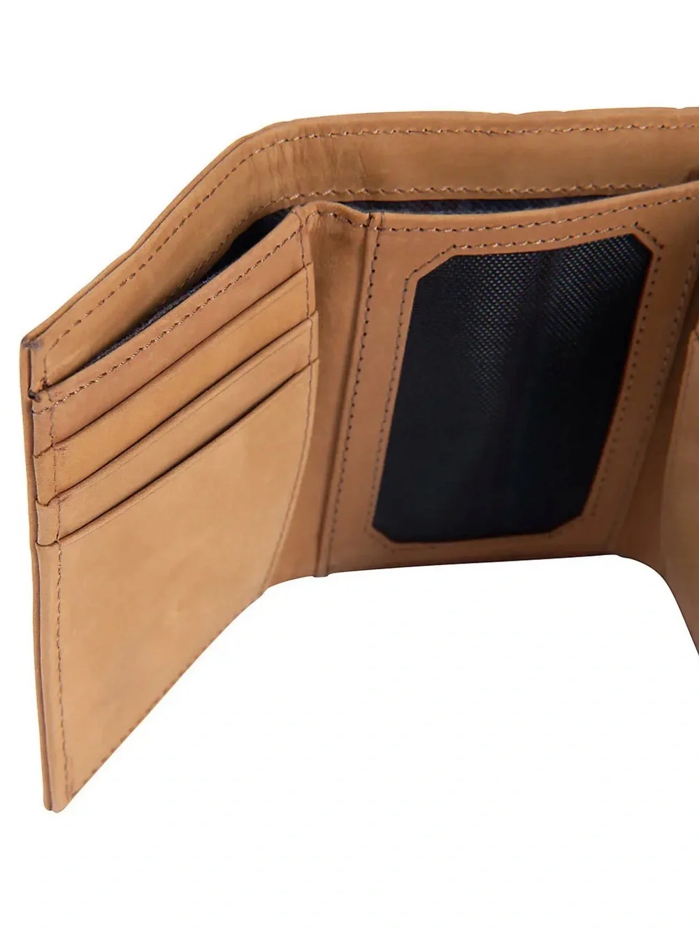 NWT Carhartt Men's Saddle Leather Trifold Wallet